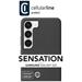 CellularLine Ochranný silikonový kryt Sensation pro Samsung Galaxy S23, černý