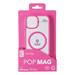 Cellularline Zadní kryt Pop Mag s podporou Magsafe pro Apple iPhone 15 Plus, čirý / růžový