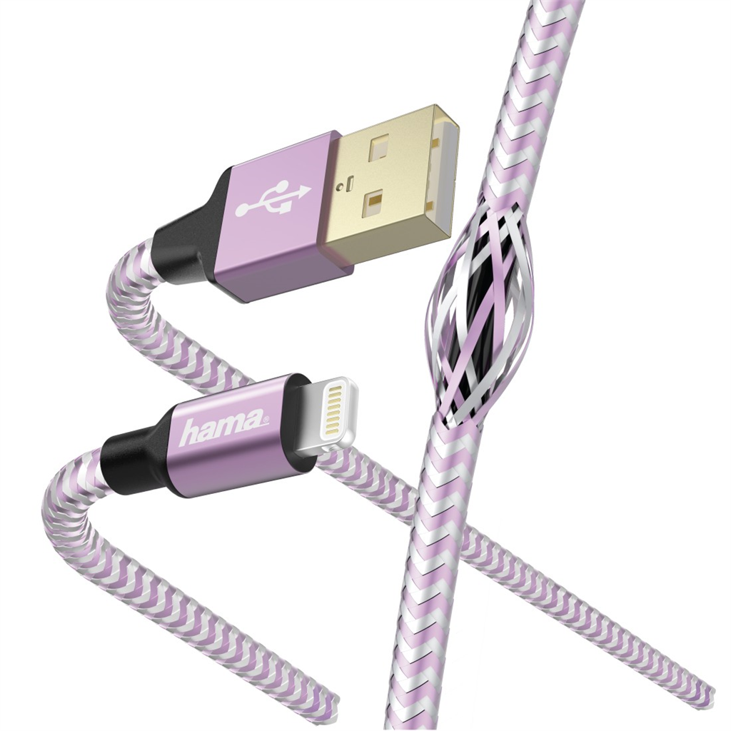 Hama Mfi Usb Kabel Reflective Pro Apple Lightning Vidlice M R Ov