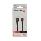 Swissten datový kabel USB / USB-C 1m černý