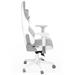 Endorfy herní židle Scrim OWH kombinace textil kůže bílá