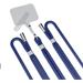 3mk EasyClip Dark Blue (silver)