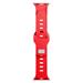 3mk Silicone Watch Strap pro Apple 38/40/41 mm Red