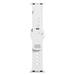 3mk Silicone Watch Strap pro Apple 38/40/41 mm White