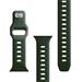 3mk Silicone Watch Strap pro Apple 42/44/45/49 mm Dark Green