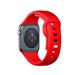 3mk Silicone Watch Strap pro Apple 42/44/45/49 mm Red