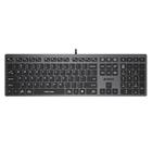 A4tech FX50, kancelářská klávesnice, CZ, šedá