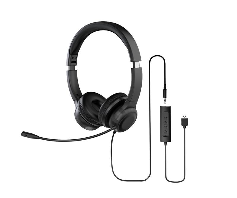 Acer Office Headset AHW154 Stereo Jack Drát černá