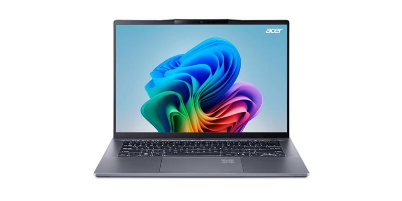 Acer Swift Go 14 (SFG14-01-X2KK) Copilot+ PC Qualcomm 16GB 1TB SSD 14,5" Win11 Home šedá