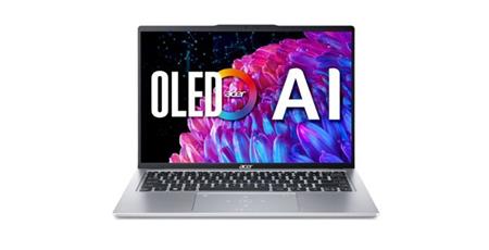 Acer Swift Go 14 (SFG14-63-R2QA) Ryzen 7 8845HS 32GB 1TB SSD 14" WQ2.8K OLED Win11 Home šedá