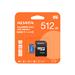 ADATA MicroSDXC karta 512GB Premier UHS-I C10 V10 (R:100 W:25 MB s) + SD adaptér