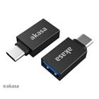 Akasa adaptér USB3.1 Gen2 Type-A na Type-C (F M), 2ks v balení