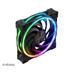 Akasa přídavný ventilátor SOHO AR LED 12 cm RGB