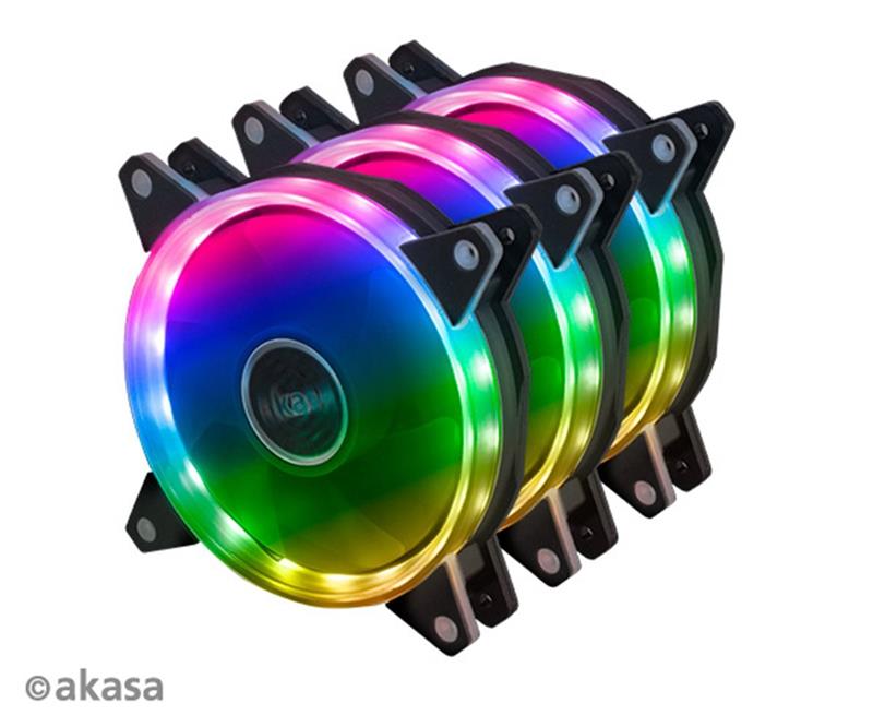 Akasa přídavný ventilátor Vegas AR7 LED 12 cm kit