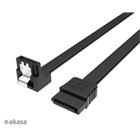 Akasa Proslim SATA kabel 90° - 100 cm