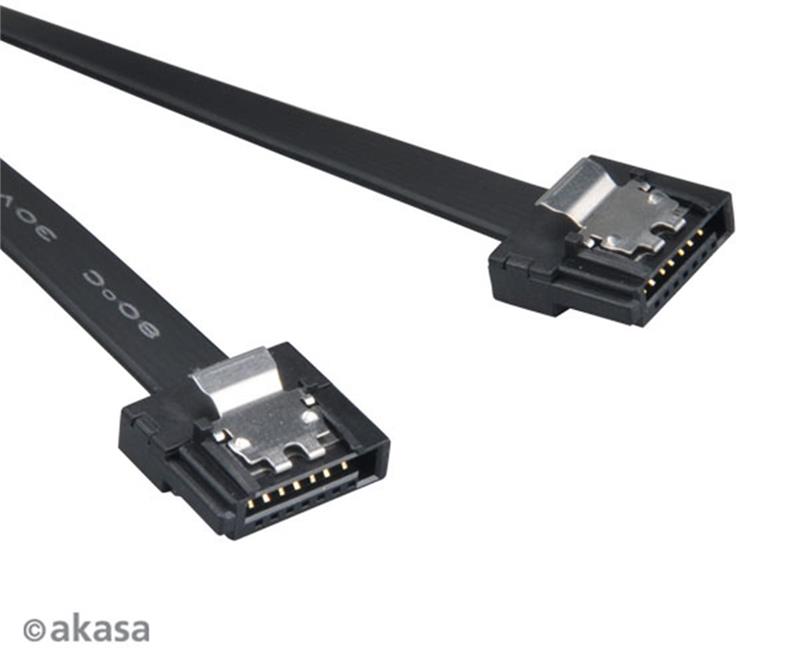 Akasa Super slim SATA kabel - 50 cm - 2 ks