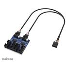 Akasa USB 2.0 interní HUB 1-4