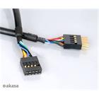 Akasa USB kabel - 40 cm - prodlužovací interní