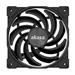 Akasa ventilátor ALUCIA XS12 (Hadal Black Edition), 12cm fan