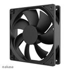 Akasa ventilátor Smart Black, 12cm fan, HD bearing