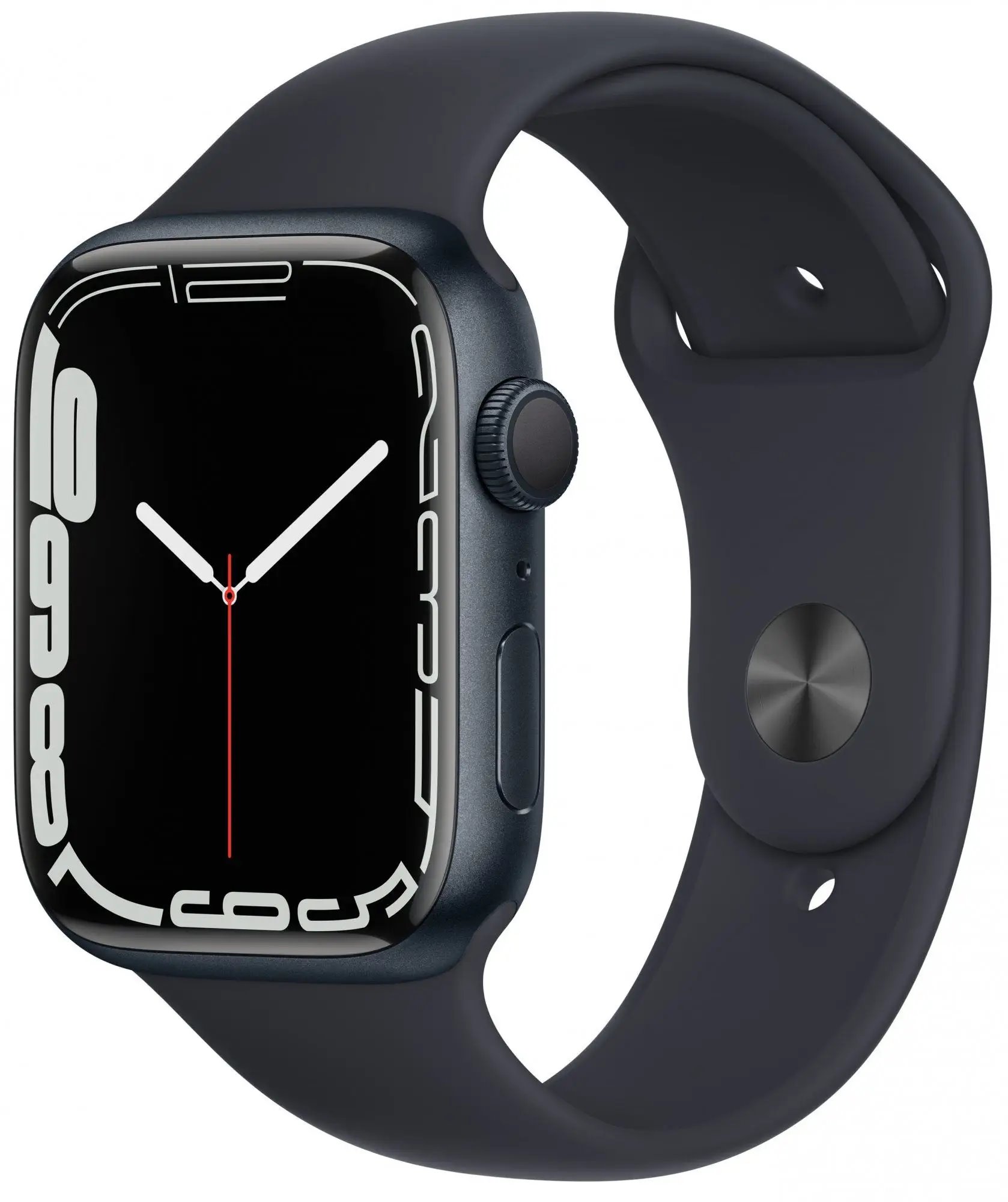 Apple Watch Series 7, 45mm Midnight/Midnight SportBand | ExaSoft.cz