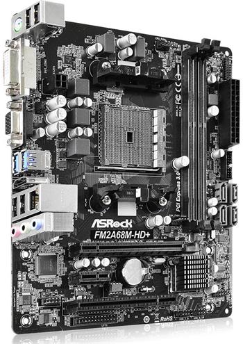 ASRock FM2A68M-HD+ - AMD A68H