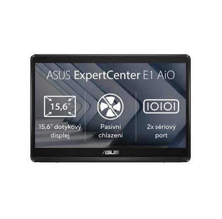 Asus ExpertCenter E1 (E1600) 15,6" FHD T N4500 4GB 128GB SSD UHD W11P Black 2R