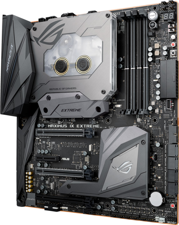 Asus maximus extreme ix как поставить водяное охлаждение