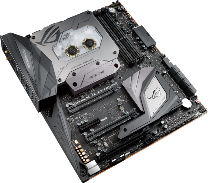 Asus maximus extreme ix как поставить водяное охлаждение