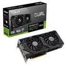 Asus NVIDIA GeForce RTX 4070 Ti SUPER DUAL OC 16G, 16G GDDR6X, 3xDP, 1xHDMI