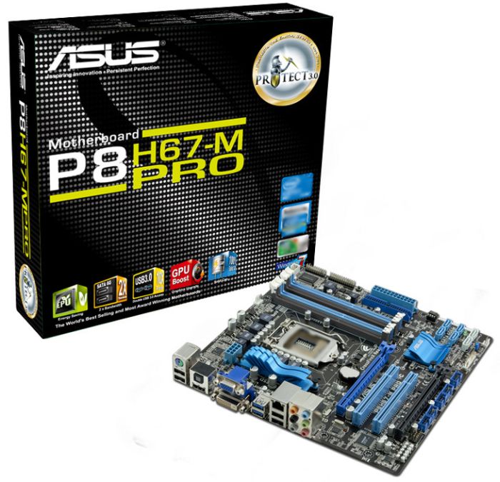 Asus p8h67 не загружается