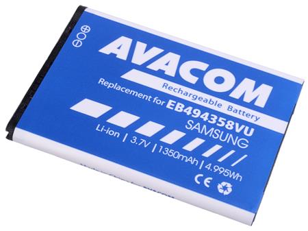 AVACOM baterie - Baterie pro mobilní telefon Samsung S5830 Galaxy Ace Li-Ion 3,7V 1350mAh (náhrada za EB494358VU)