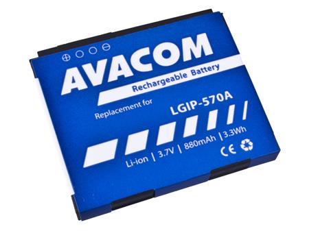 AVACOM baterie - LG KP500 Li-Ion 3,7V 880mAh (náhrada LGIP-570A)