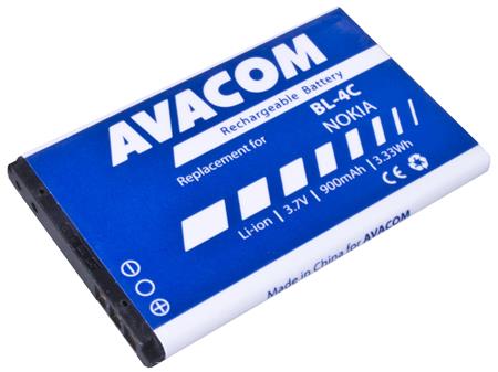 AVACOM baterie - Nokia 6300 Li-Ion 3,7V 900mAh (náhrada za BL-4C)