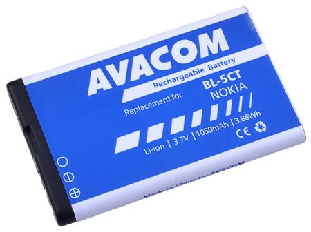 AVACOM baterie - Nokia 6303, 6730, C5, Li-Ion 3,7V 1050mAh (náhrada za BL-5CT)
