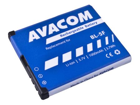 AVACOM baterie - Nokia N95, E65, Li-Ion 3,6V 1000mAh (náhrada za BL-5F)