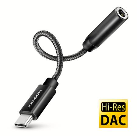 Axagon ADA-HC, USB-C to 3.5mm jack - Hi-Res DAC audio adaptér, 384kHz 32bit, stereo