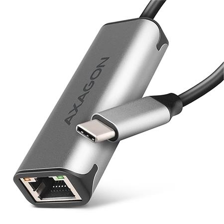 Axagon ADE-25RC USB-A 3.2 Gen 1 - 2.5 Gigabit Ethernet síťová karta, Realtek 8156, auto install,šedá