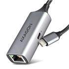 Axagon ADE-TXPD, USB-C 3.2 Gen 1 Gigabit Ethernet síťová karta, Asix AX88179, PD 100W, auto instal