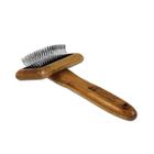 Bamboo Groom střední kartáč s nerezovými hroty, Finišák