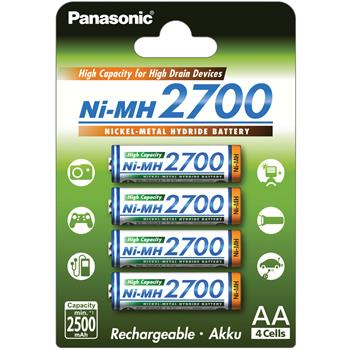 Baterie Panasonic AA 2700mAh 4ks