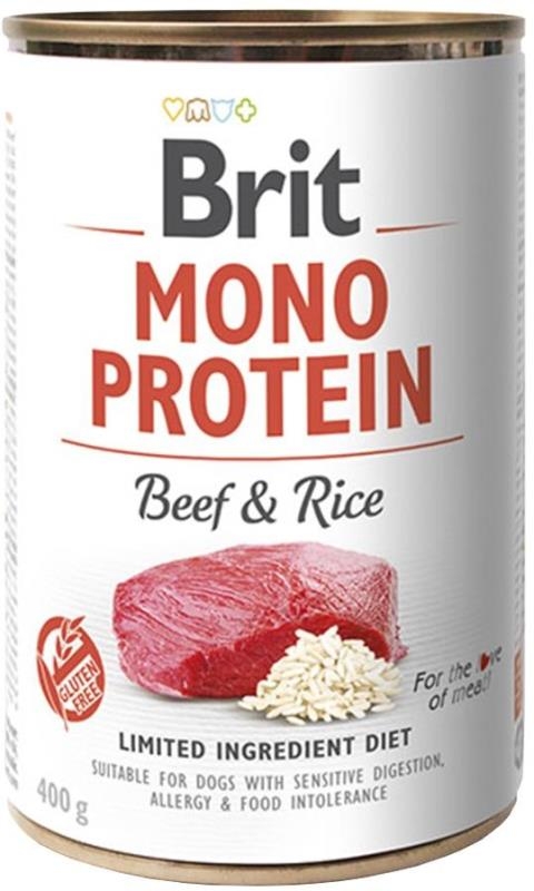 Brit Dog Mono Protein Beef & Brown Rice 400g