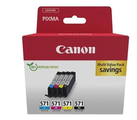 Canon cartridge CLI-571 C M Y BK MULTI 4x7ml