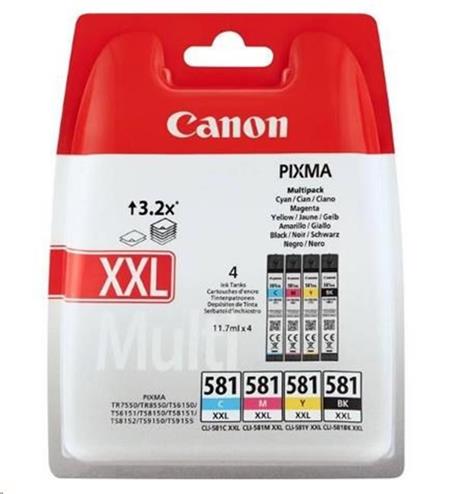 Canon CLI-581XXL BK C M Y MULTI