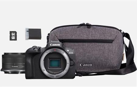 Canon EOS R100 + RF-S 18-45 IS STM + BAG + SD (TRAVEL KIT)