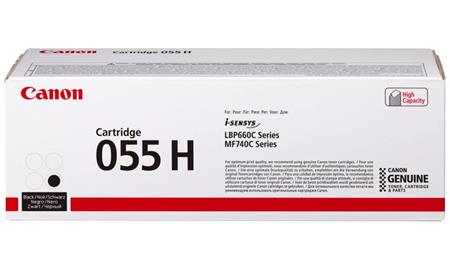 Canon originální toner CRG-055HBk (černý, 7600str.) pro Canon MF742Cdw, MF744Cdw, MF746Cx, LBP663Cdw, LBP664Cx K