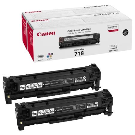 Canon Toner CRG-718 Black 2pack B017