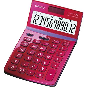 CASIO JW 200 TW RED kalkulačka stolní