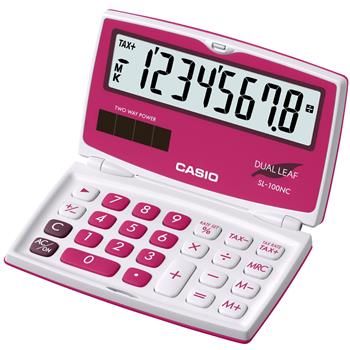 CASIO SL 100NC RD kalkulačka kapesní