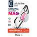 Cellularline Ochranný kryt Tetra Force Strong Guard Mag s podporou Magsafe pro Apple iPhone 16, transparentní